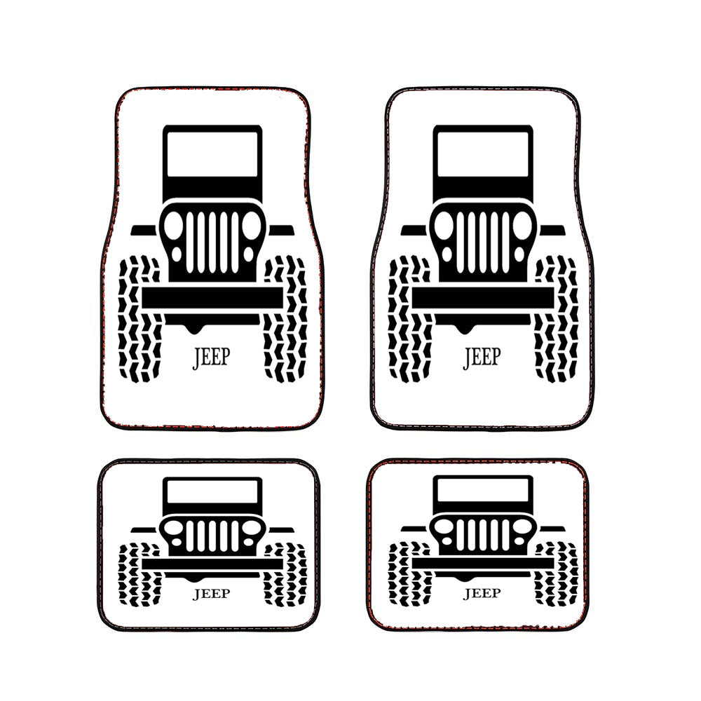 Abstract Jeep Car Floor Mats Accessories