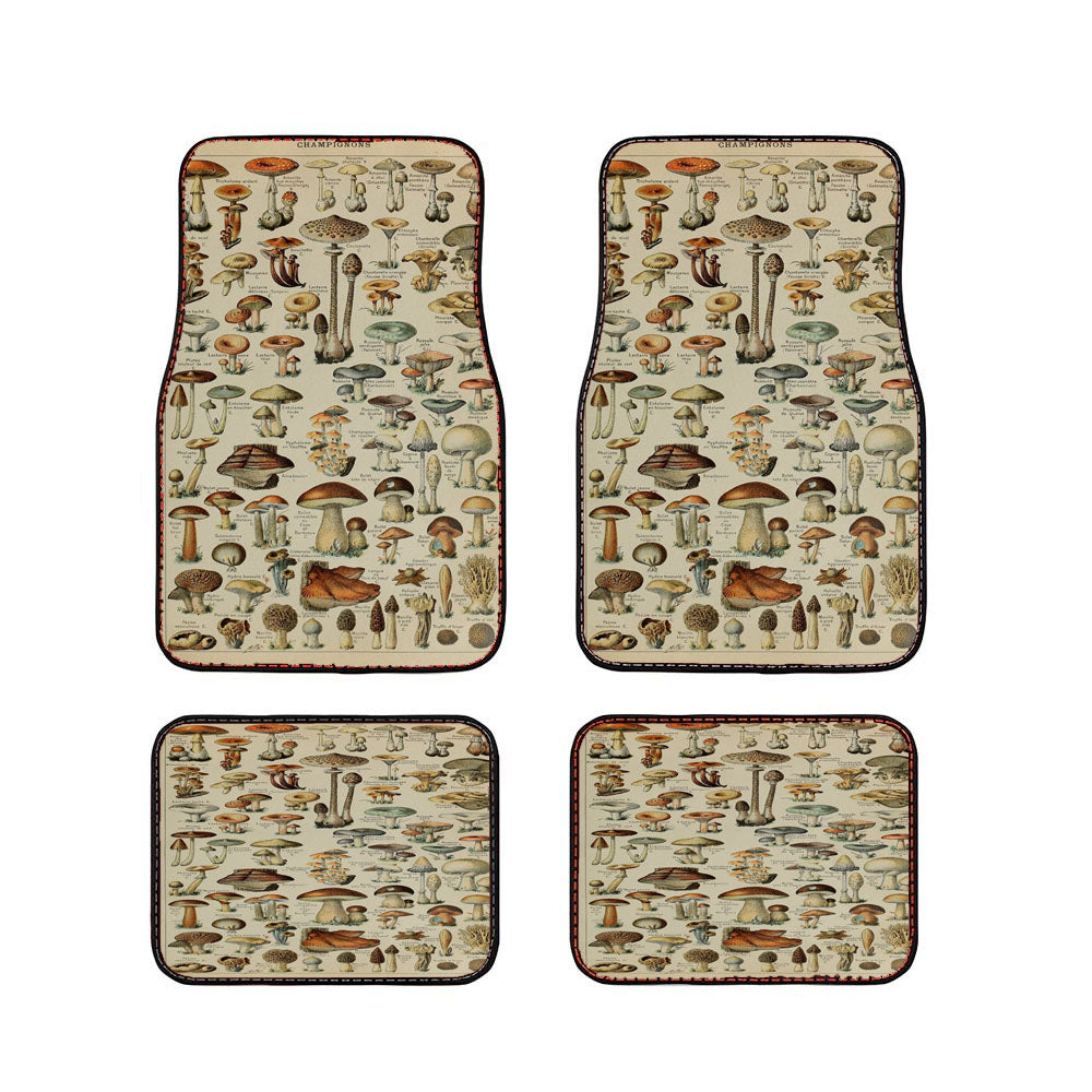 Adolphe Millot'S Mushroom Car Floor Mats Accessories