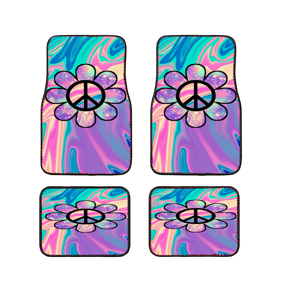 Aesthetic Peace Car Floor Mats Accessories