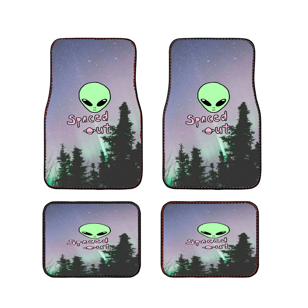 Aesthetic Spaced Out Alien Car Floor Mats Accessories