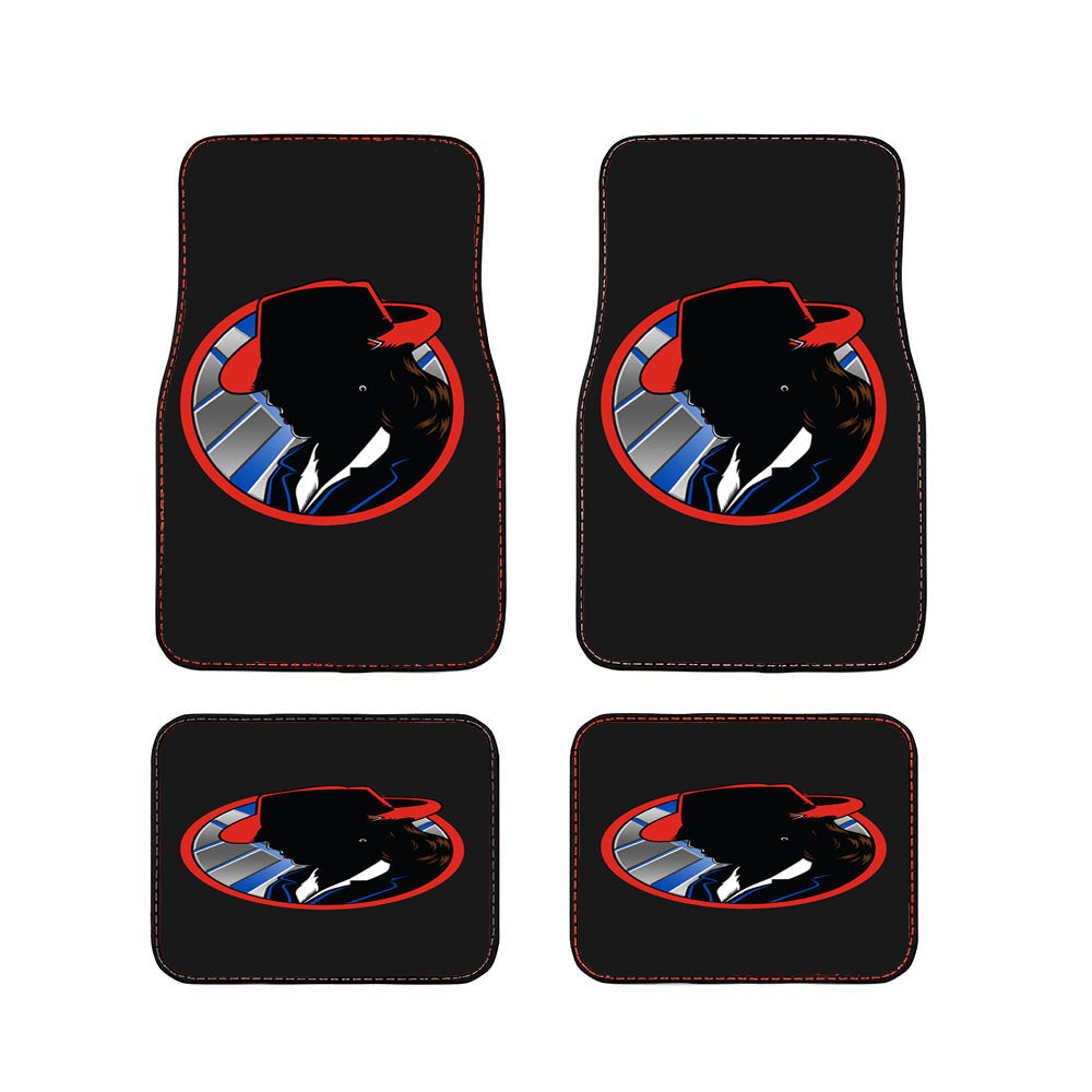 Agent Carter Captain America Car Floor Mats Accessories