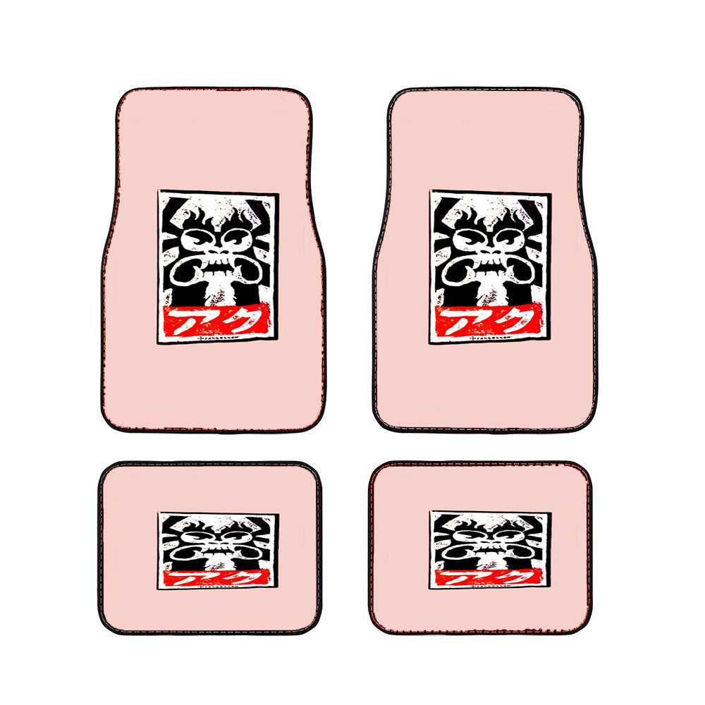 Aku Samurai Jack X Obey Giant Parody Slaps Street Art Car Floor Mats Accessories