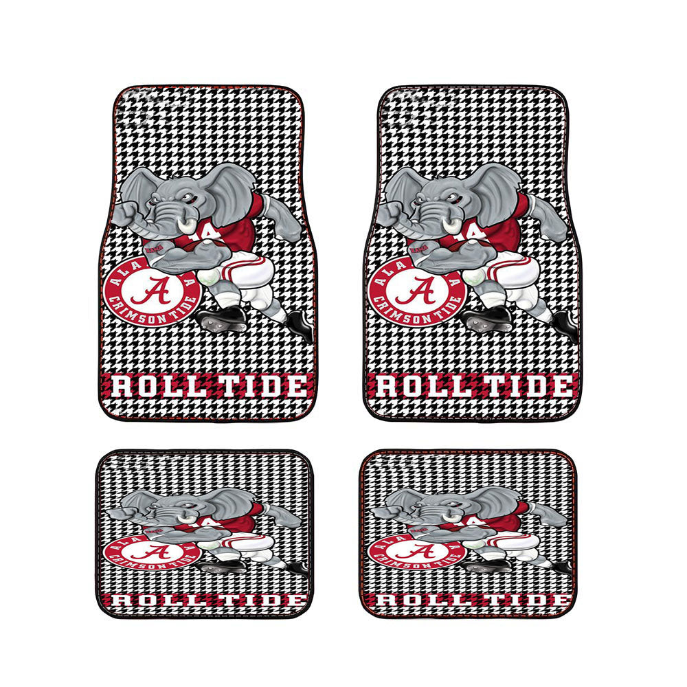 Alabama Crimson Roll Tide 2 Car Floor Mats Accessories