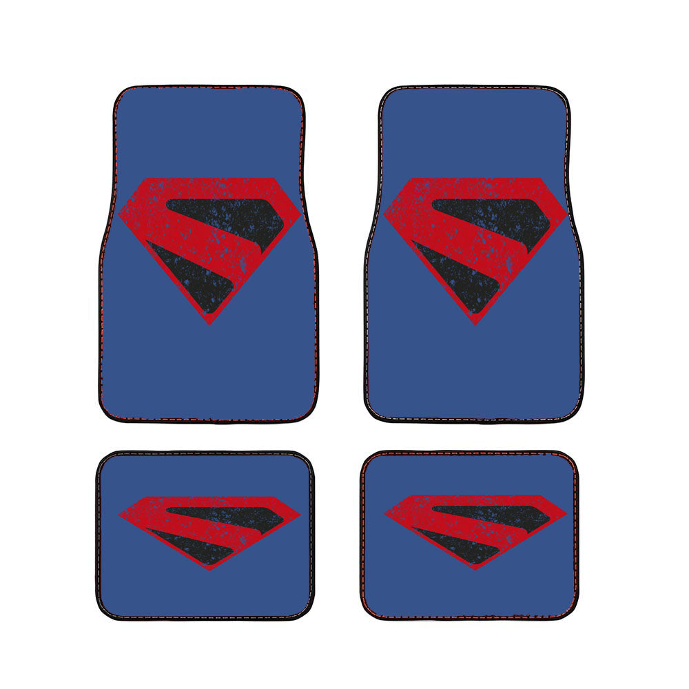 Alex Ross Superman Grunge Car Floor Mats Accessories