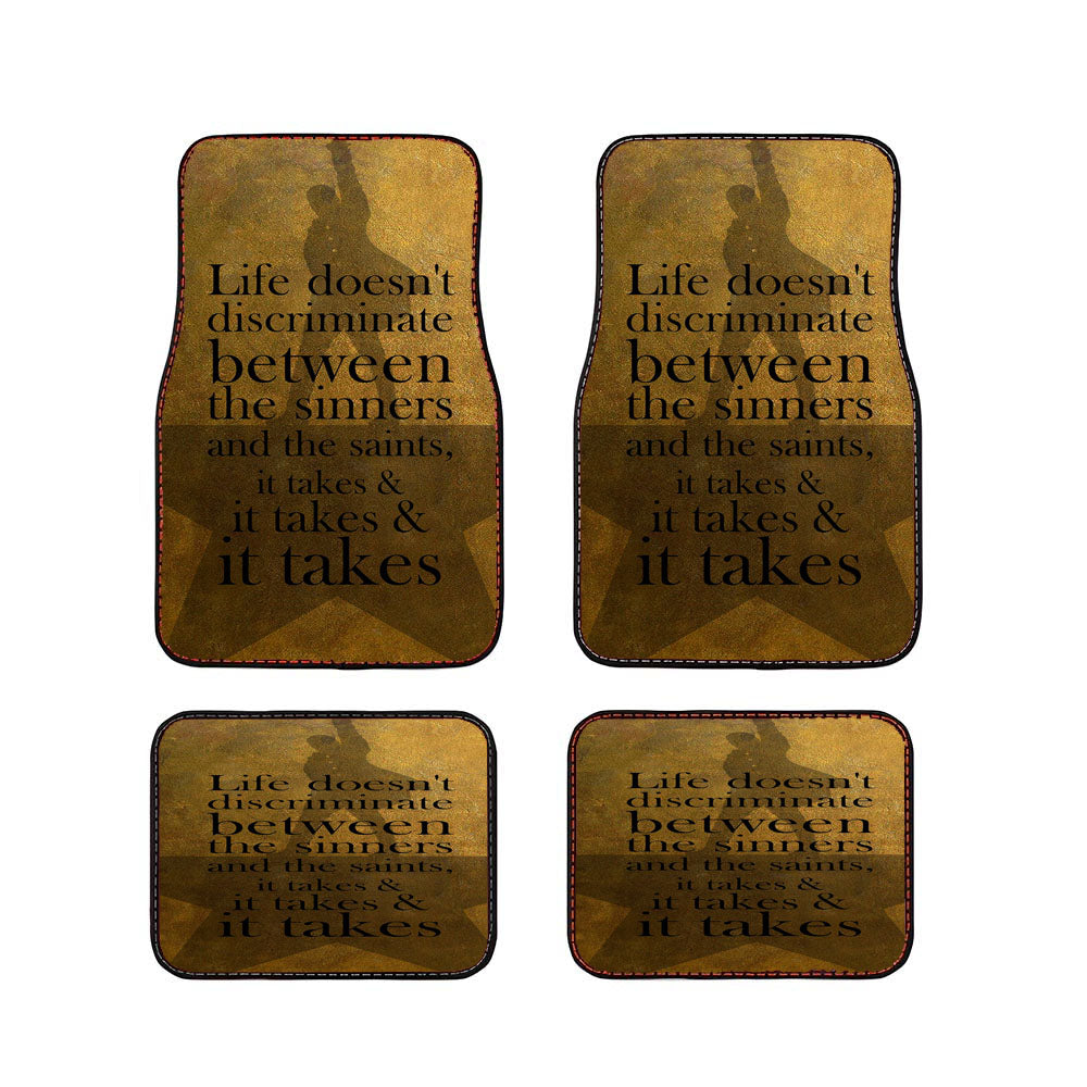 Alexander Hamilton It Takes Quotes Car Floor Mats Accessories