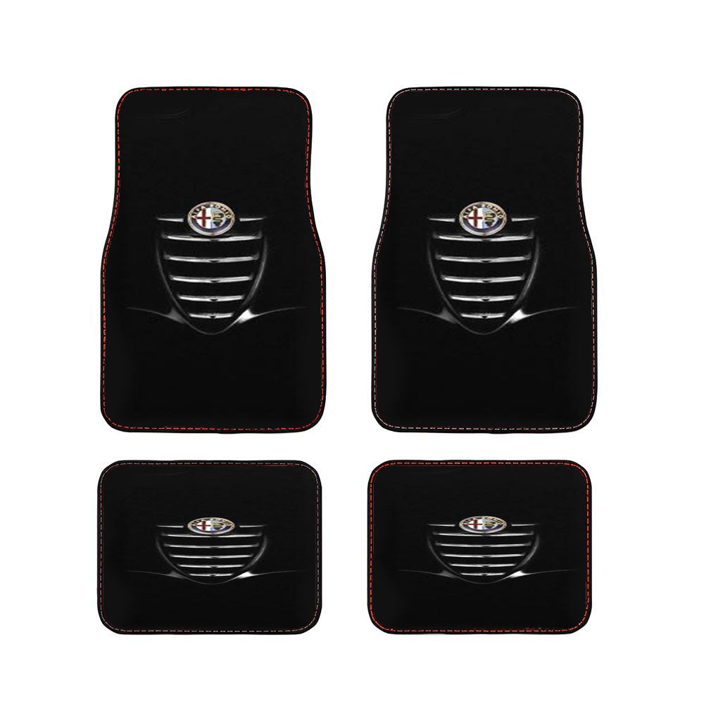 Alfa Romeo Black Giulia Car Floor Mats Accessories