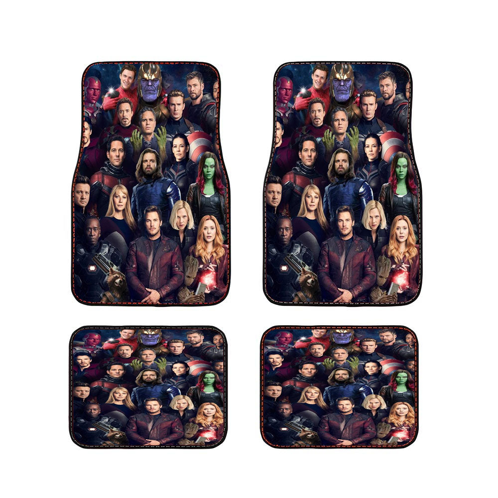 All Avengers Marvel Character Car Floor Mats Accessories