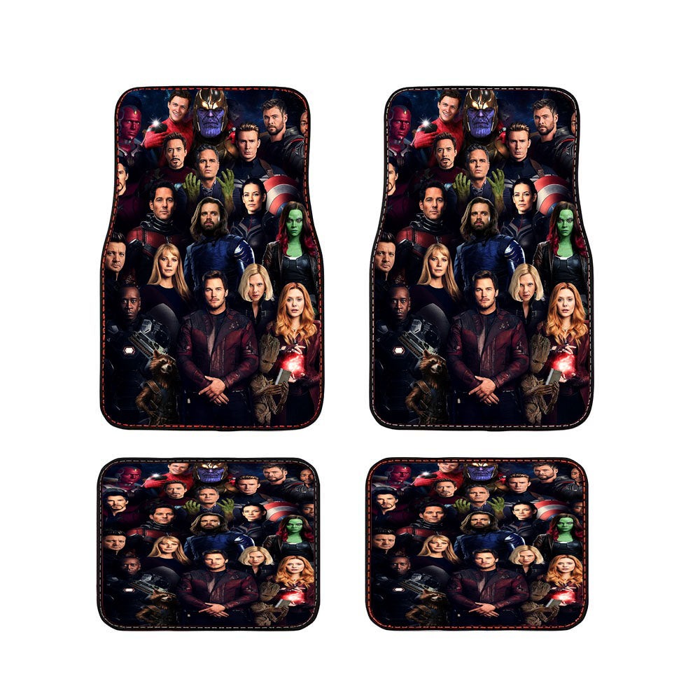 All Character Of Avengers Endgame Car Floor Mats Accessories