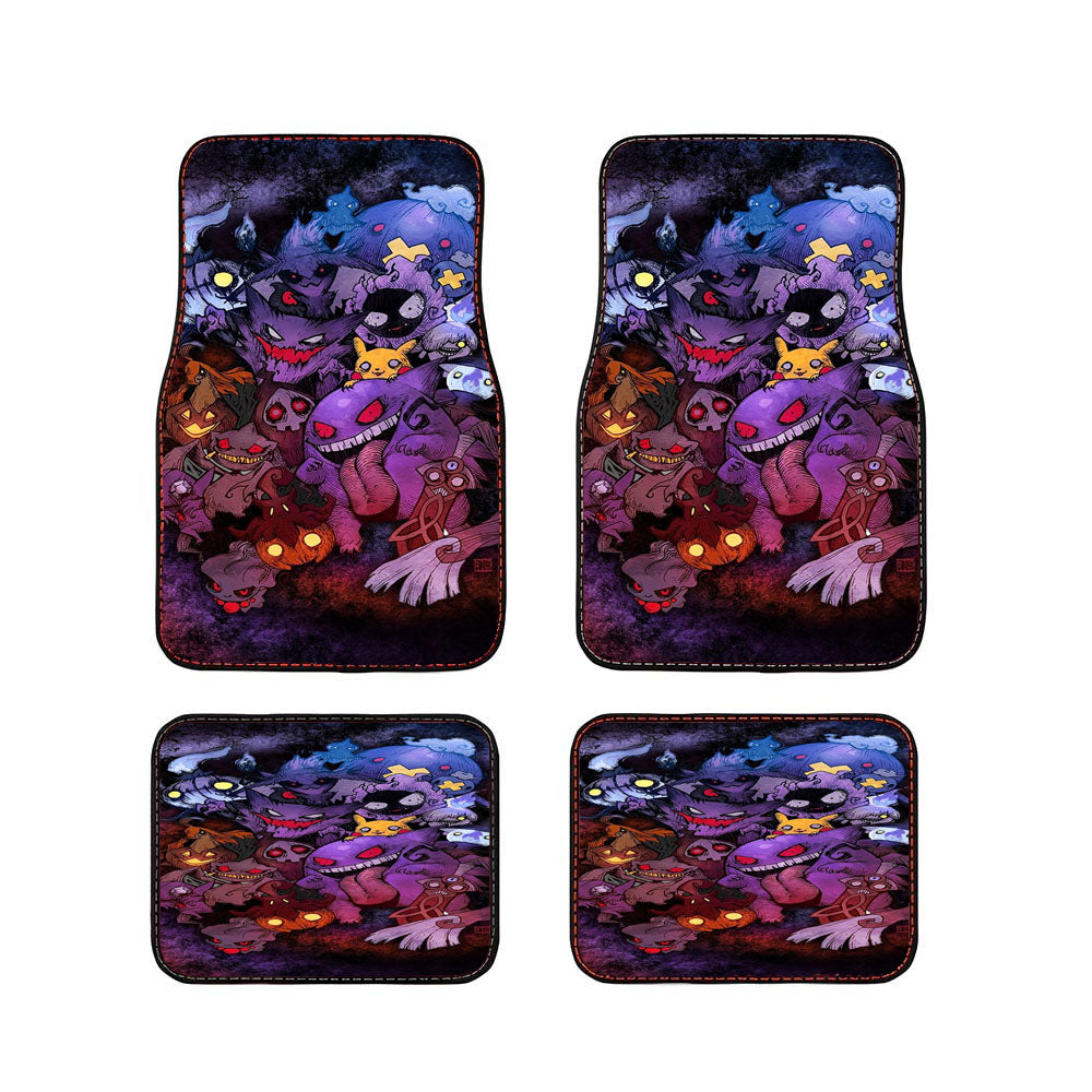 All Character Pokemon Zombie Halloween Cosplay Car Floor Mats Accessories
