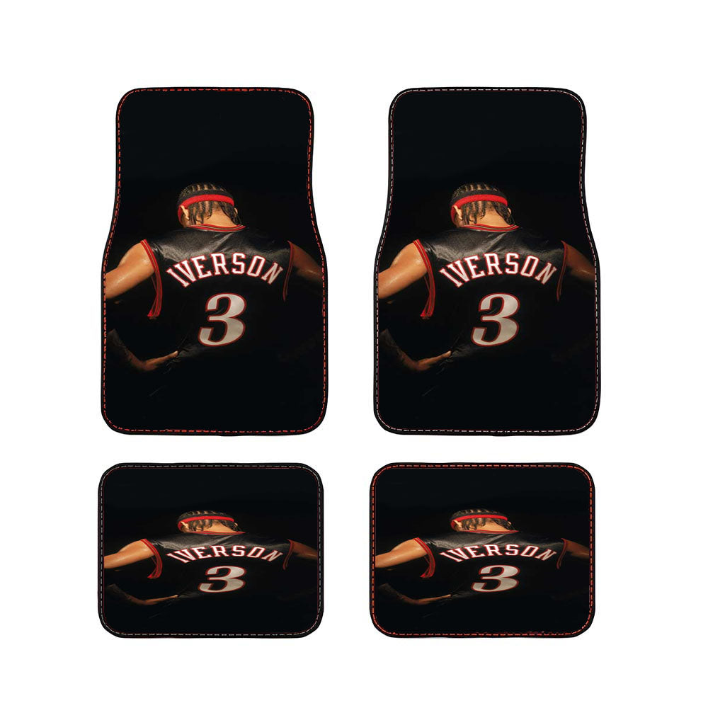 Allen Iverson 3 Basketball Car Floor Mats Accessories