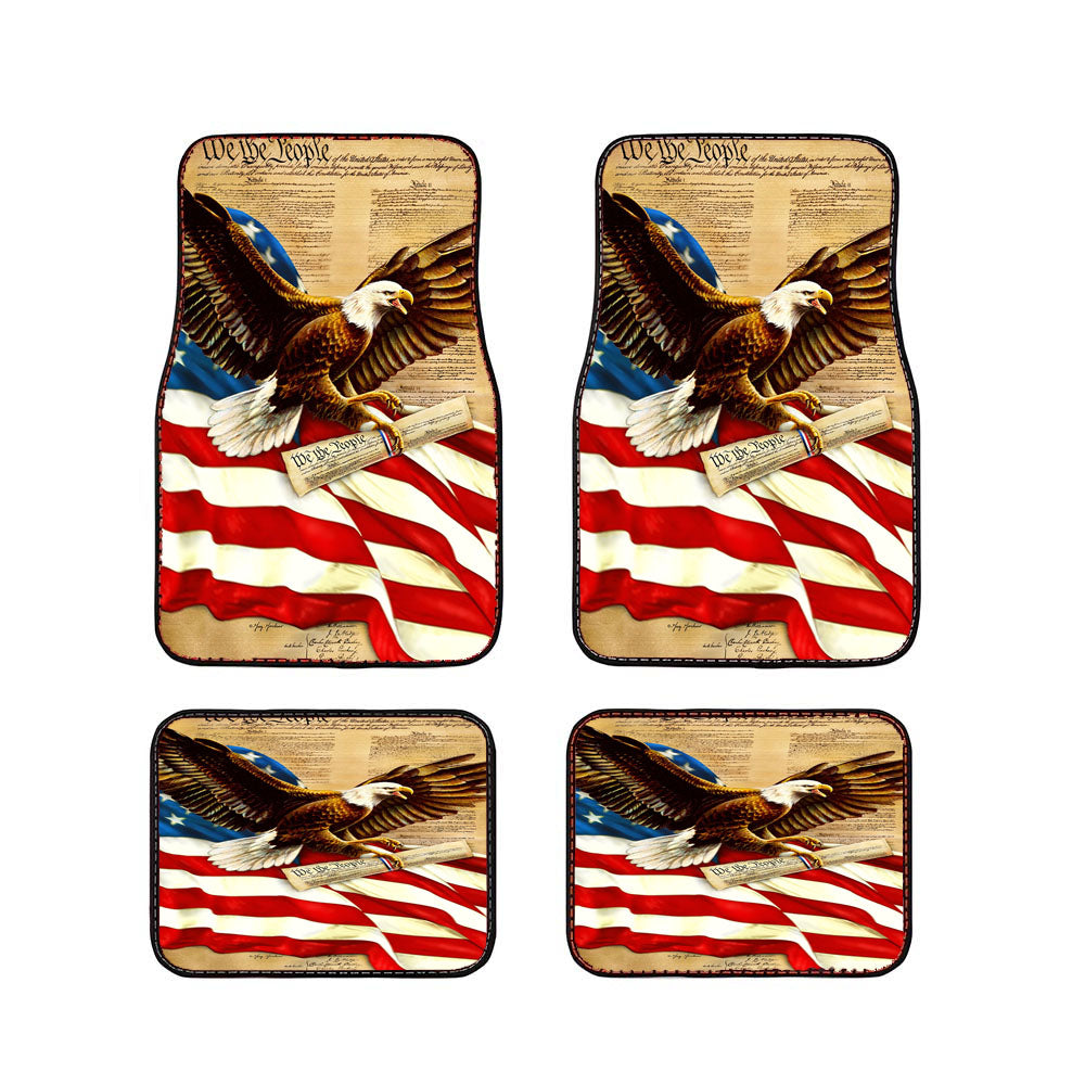 American Flag Eagle Car Floor Mats Accessories