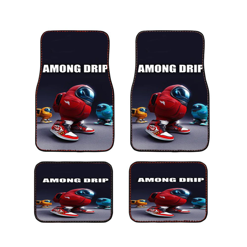Among Drip Nike Shoes Car Floor Mats Accessories