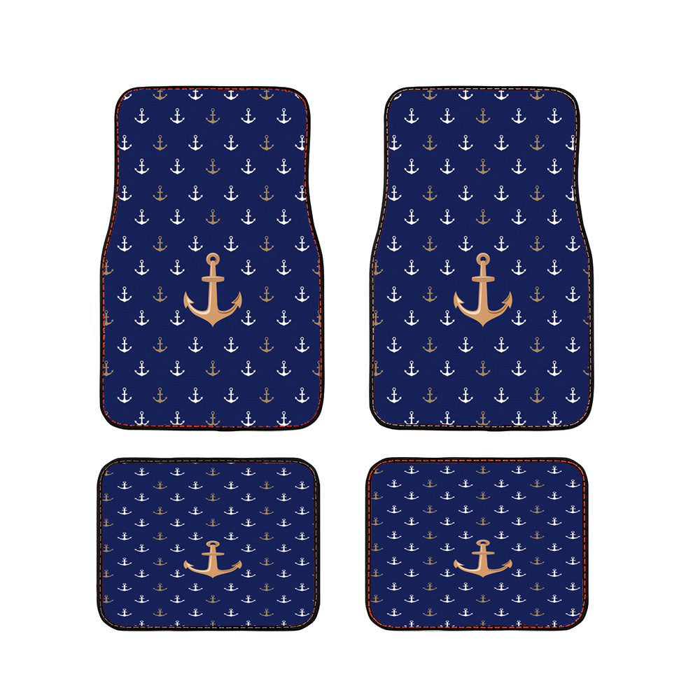 Anchor Pattern Car Floor Mats Accessories