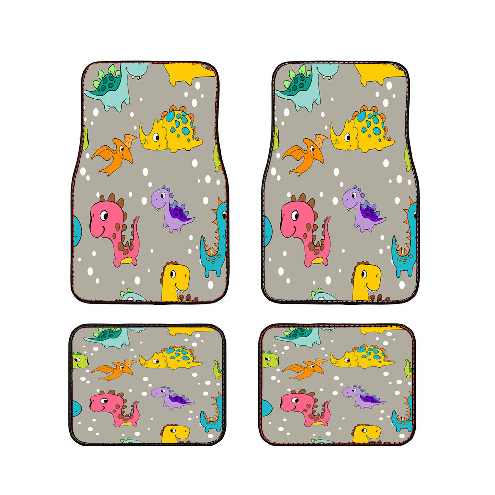 Animal Dino Pattern 4 Car Floor Mats Accessories