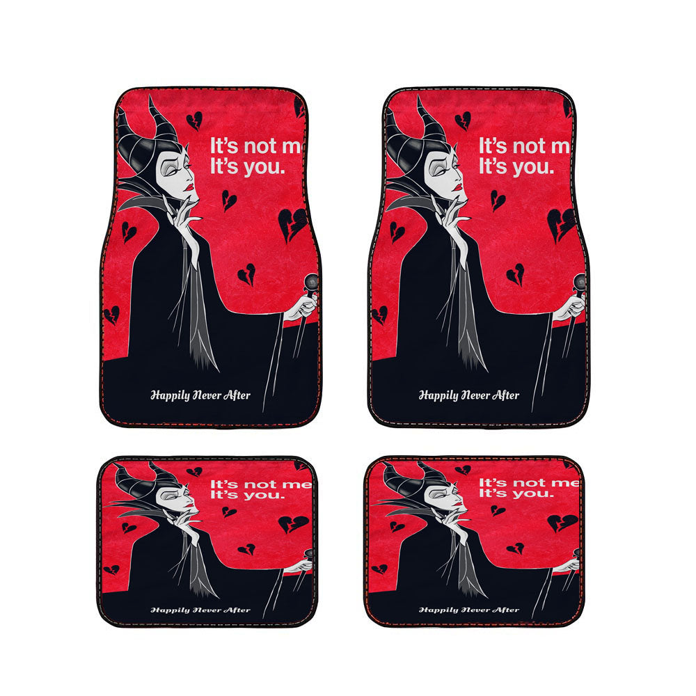 Anti Valentines Day Maleficent Car Floor Mats Accessories