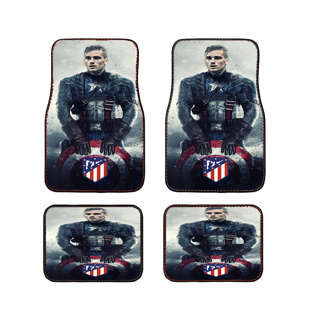 Antoine Griezmann Atletico Madrid Captain Car Floor Mats Accessories