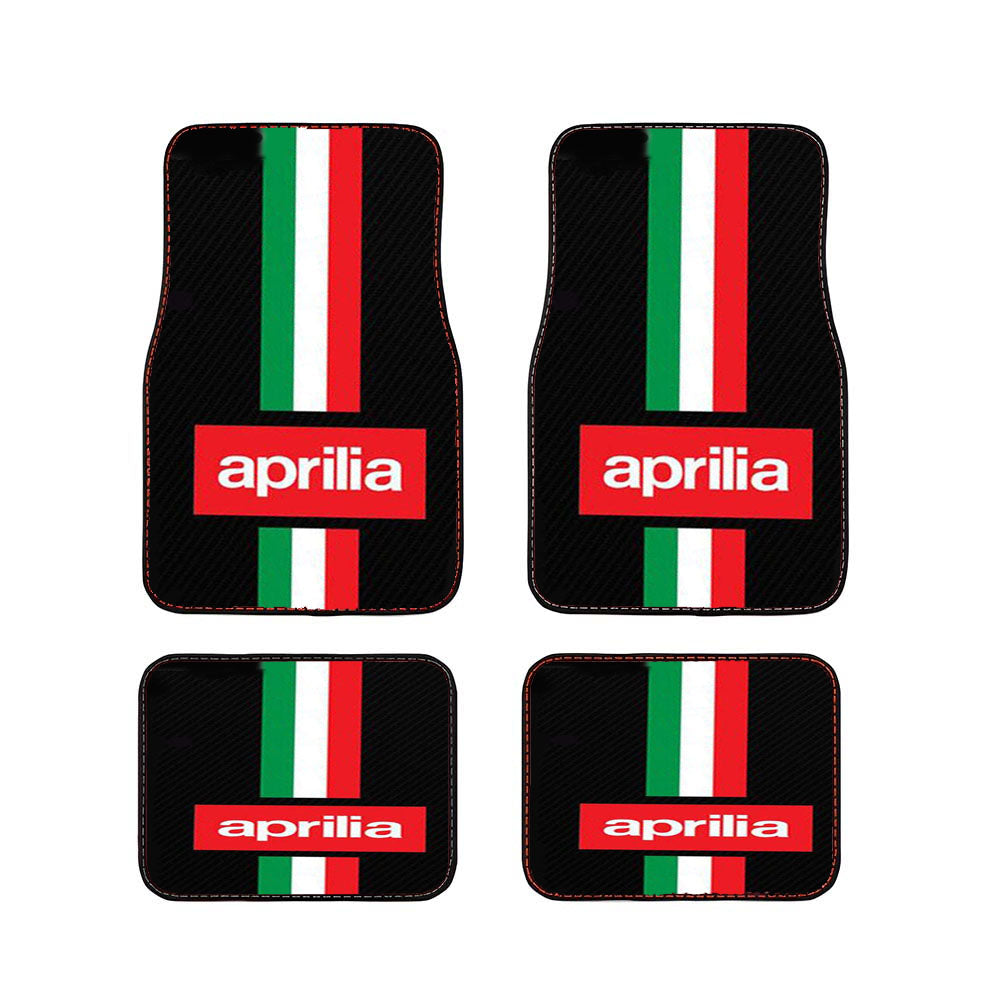 Aprilia Carbon Pattern Car Floor Mats Accessories
