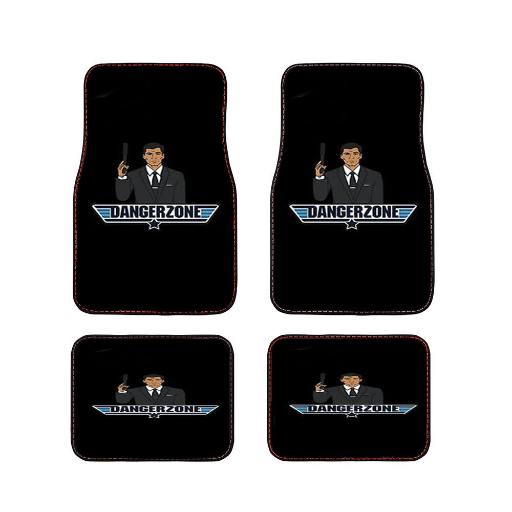 Archer Cartoon Dangerzone Car Floor Mats Accessories