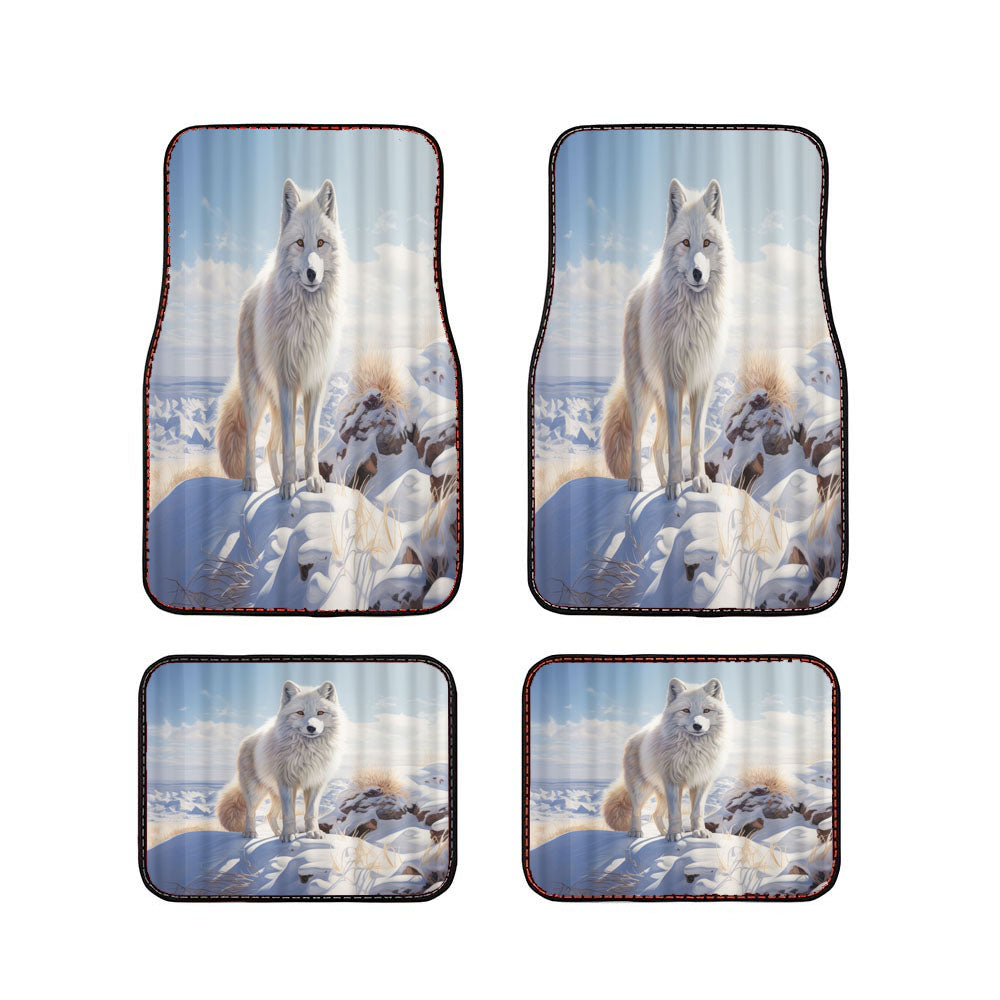 Arctic Fox Car Floor Mats Accessories
