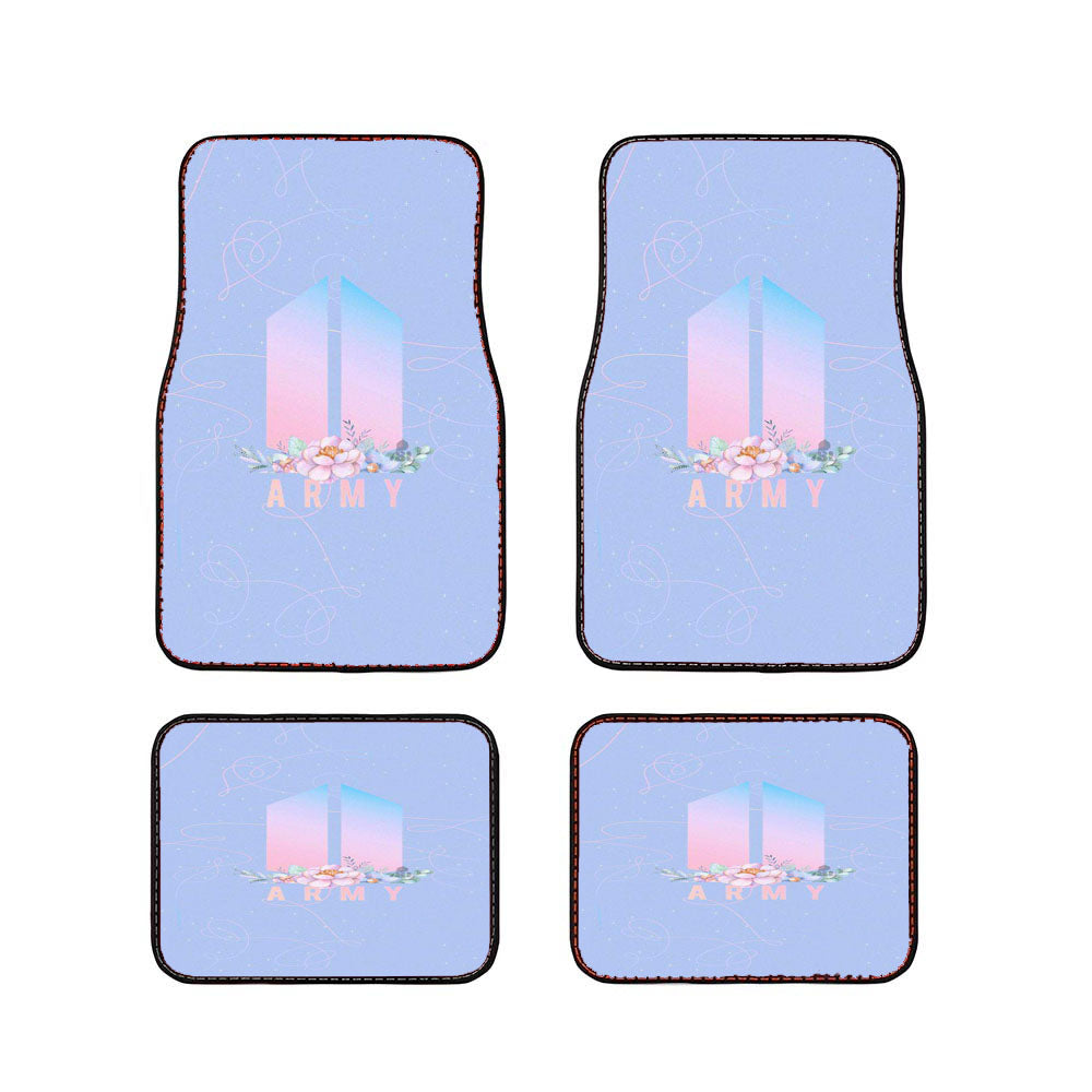 Army Flower Logo Car Floor Mats Accessories