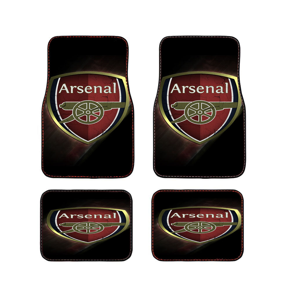 Arsenal Fc With Flash Ligh Car Floor Mats Accessories