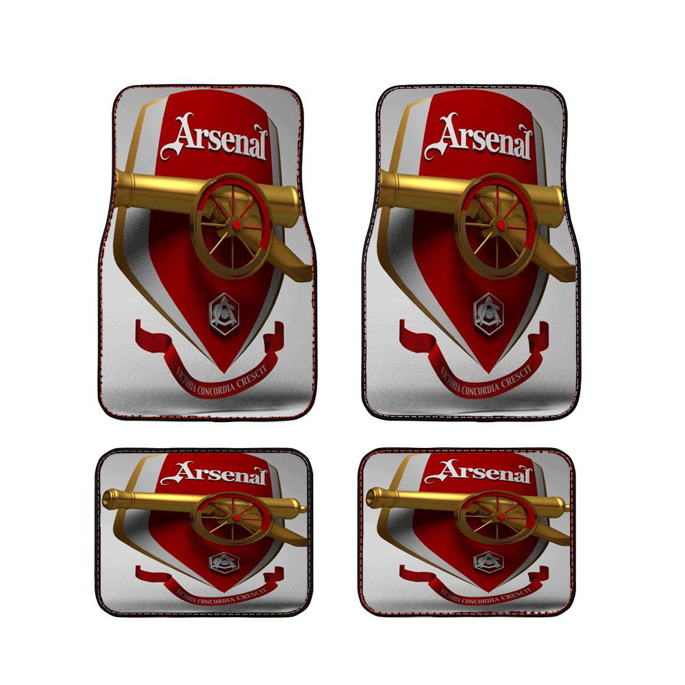 Arsenal Shield Sports Car Floor Mats Accessories