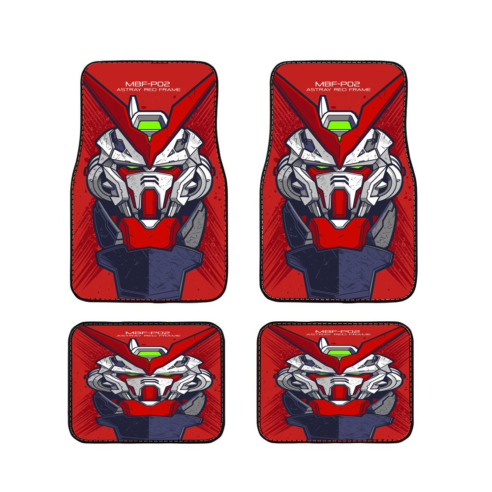 Astray Gundam Mecha Car Floor Mats Accessories