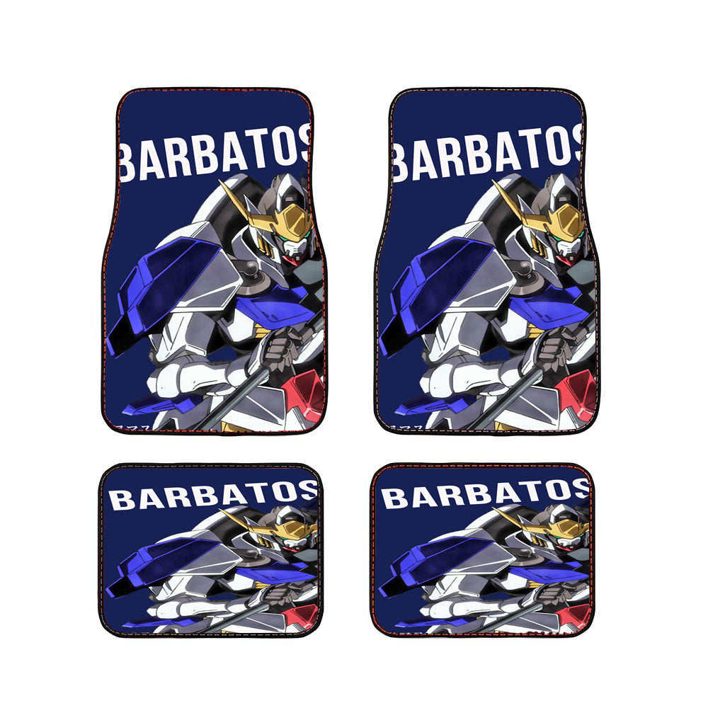 Asw G 08 Gundam Barbatos Anime Car Floor Mats Accessories
