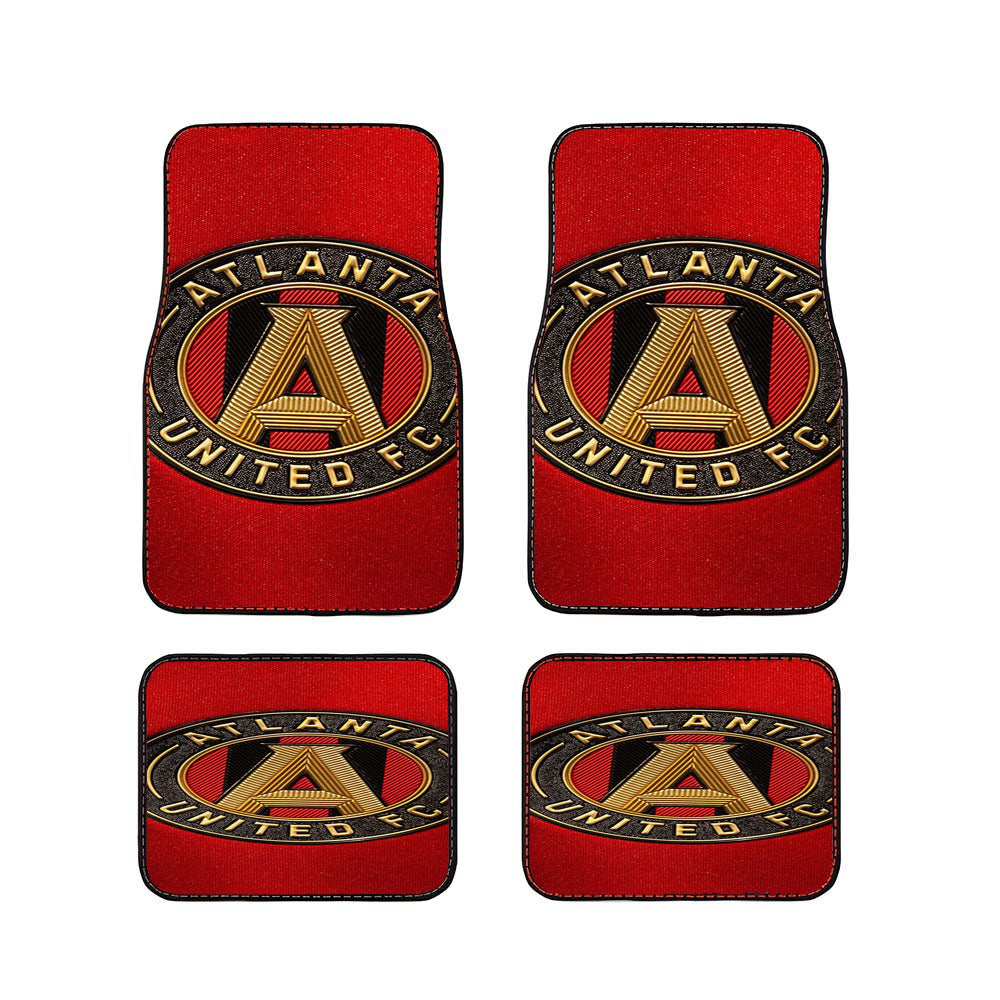 Atlanta United Fc Logo Car Floor Mats Accessories