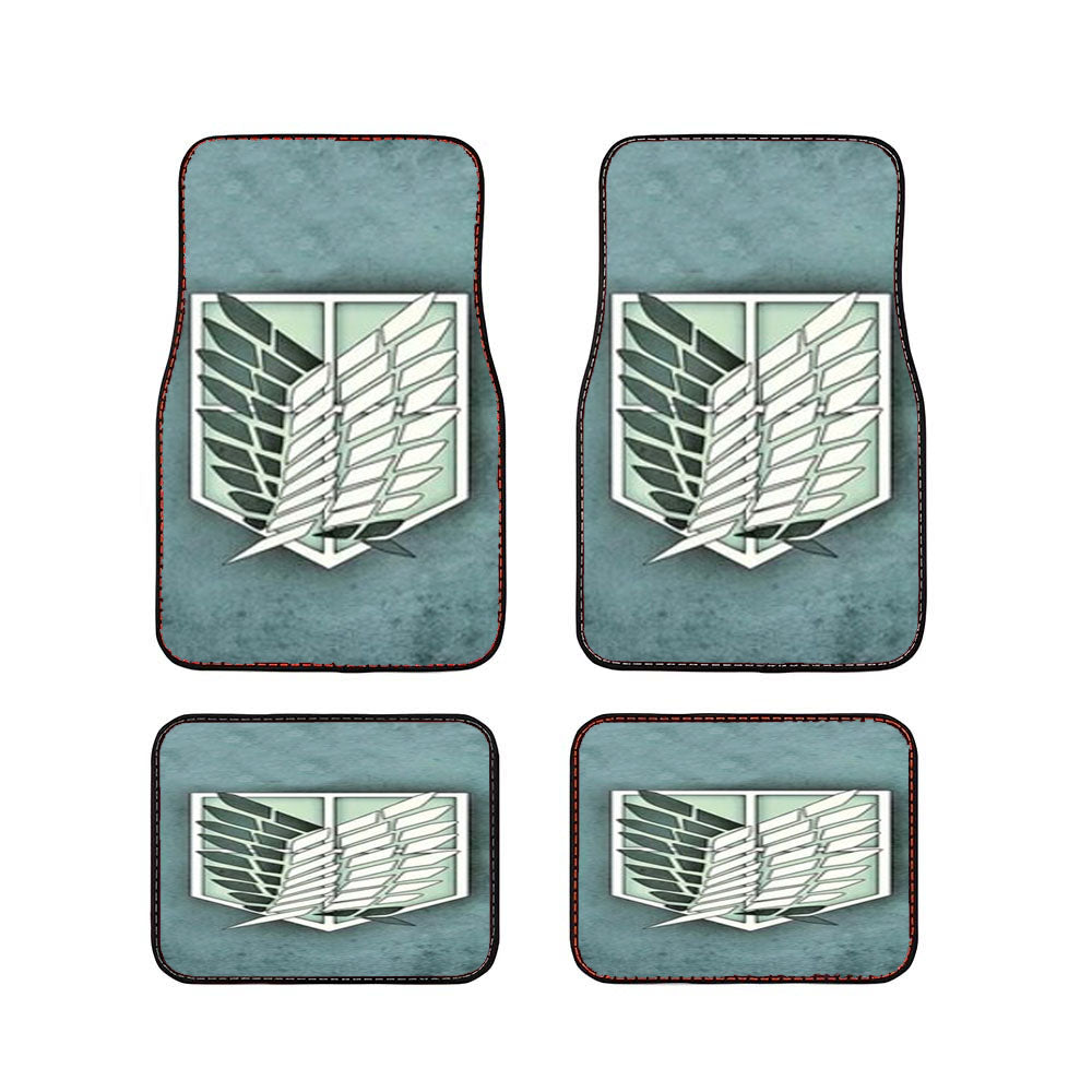 Attack On Titan Car Floor Mats Accessories