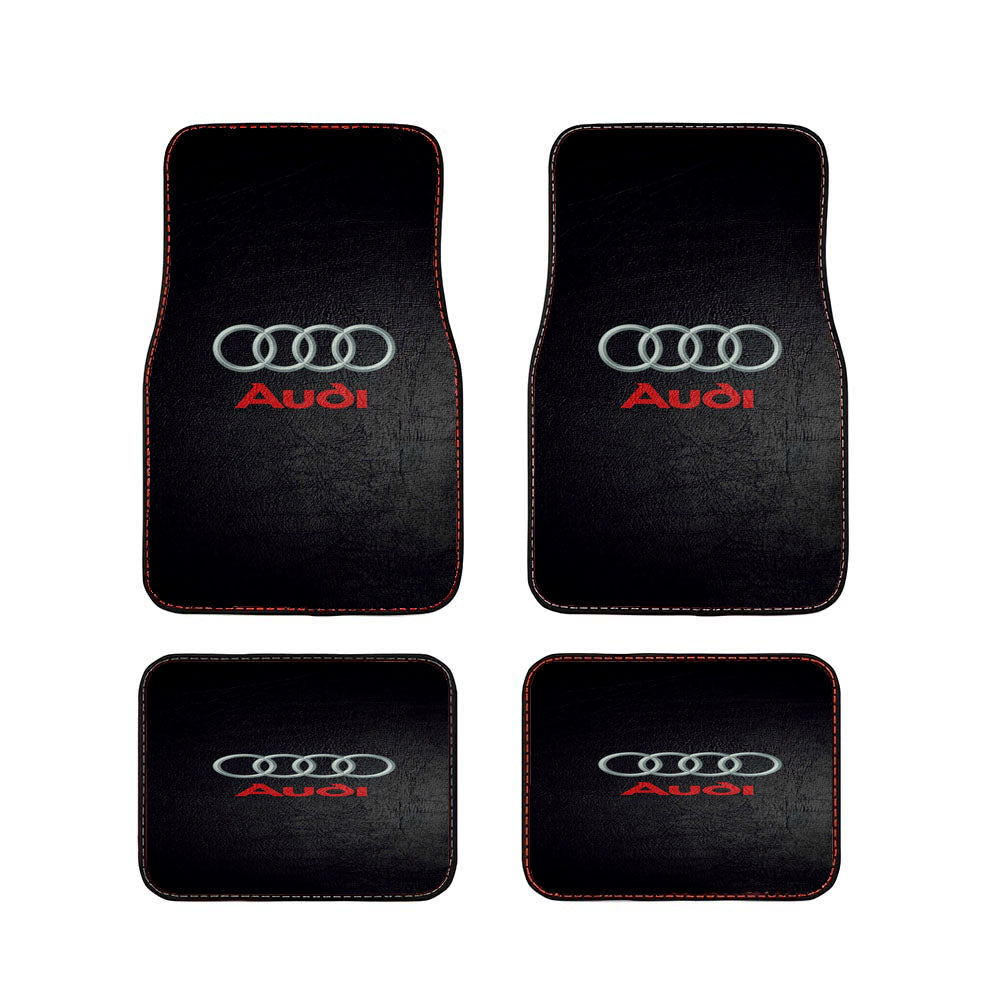 Audi Dark Logo Wallpaper Car Floor Mats Accessories