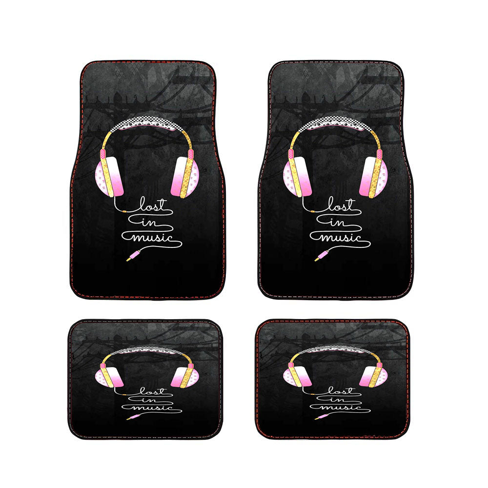 Audifonos Lost In Music Car Floor Mats Accessories