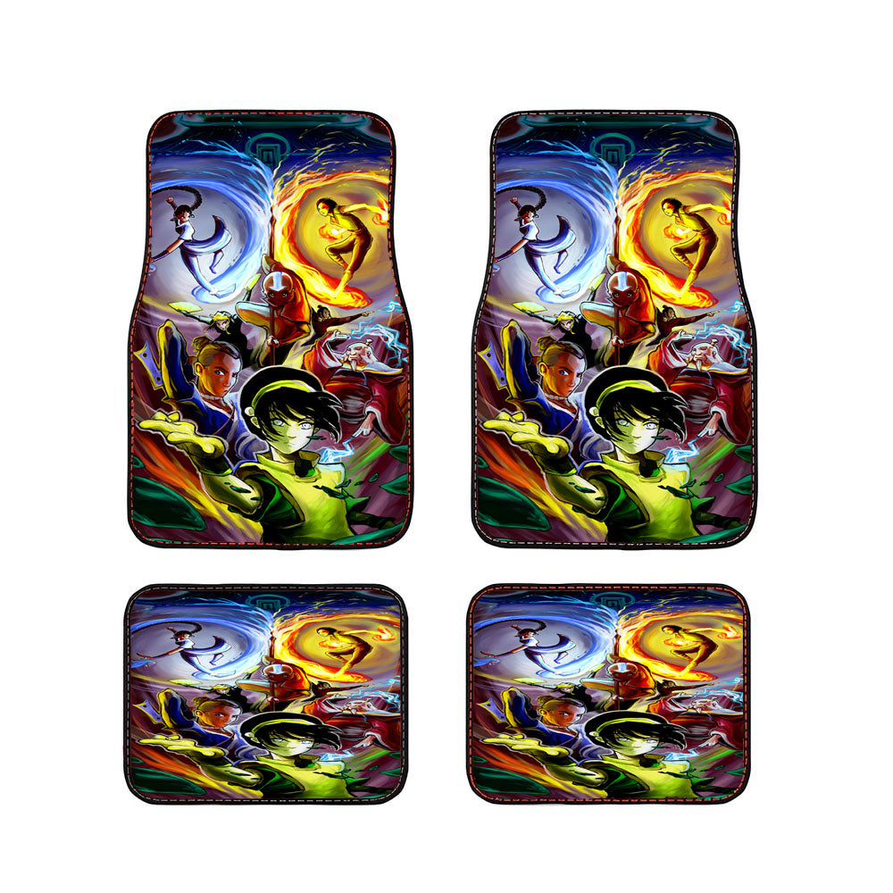 Avatar The Last Airbender Poster Art Car Floor Mats Accessories