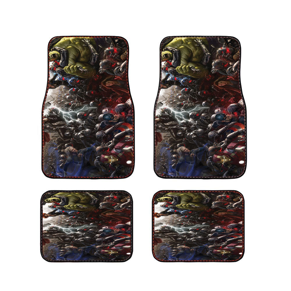Avengers Age Of Ultron Marvel Car Floor Mats Accessories