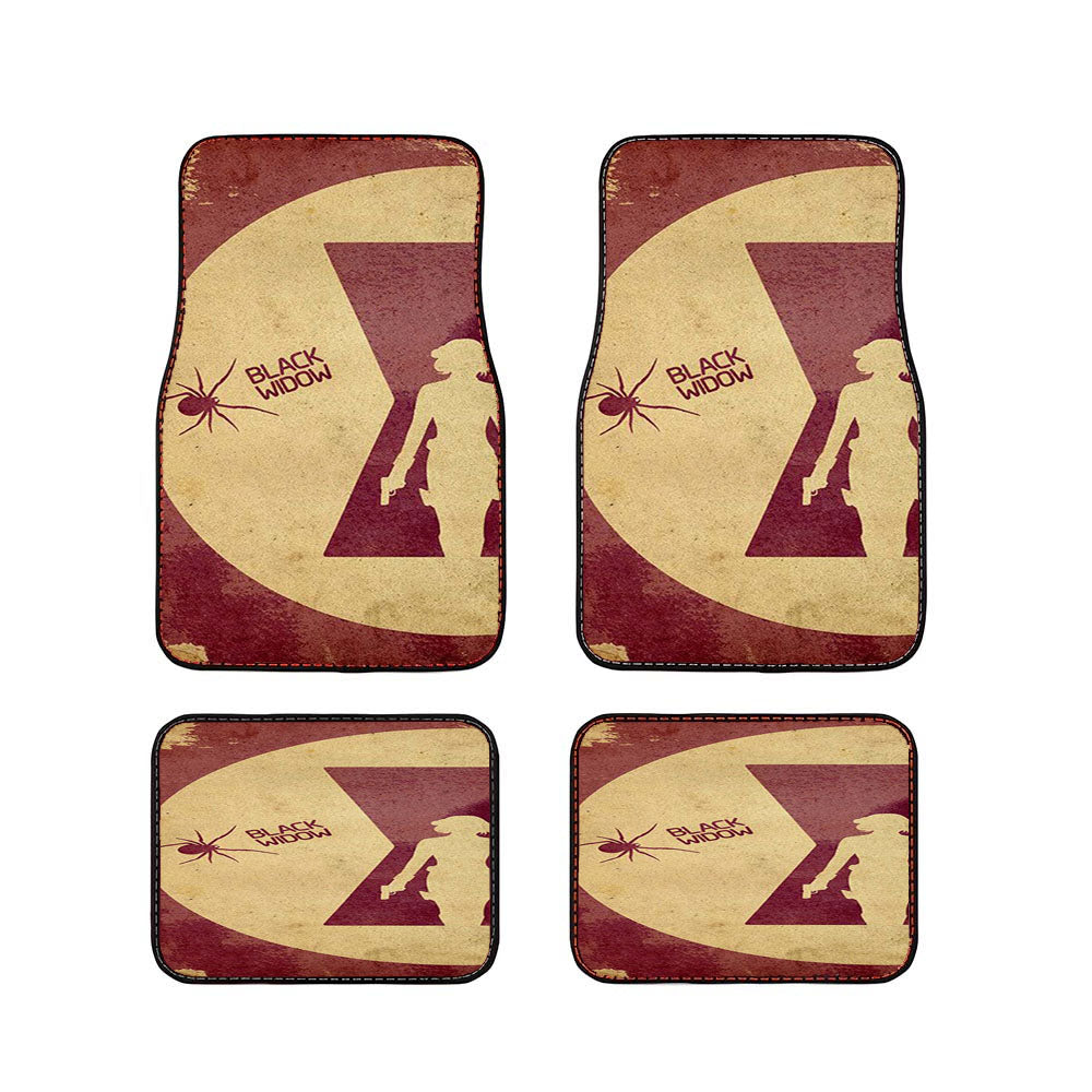 Avengers Black Widow Car Floor Mats Accessories
