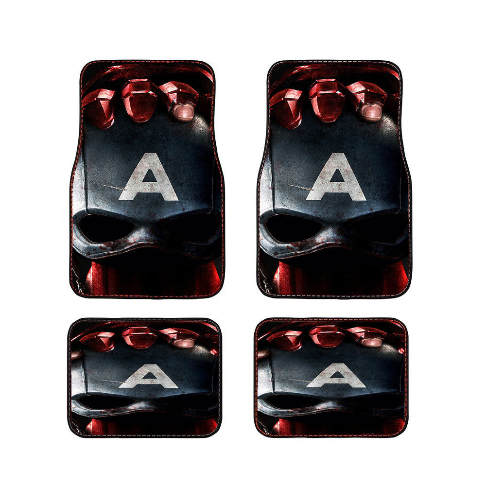 Avengers Captain America And Iron Man Car Floor Mats Accessories
