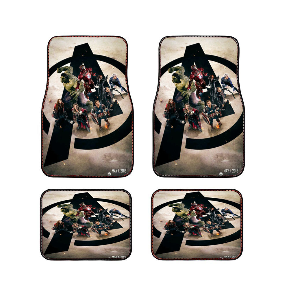 Avengers Collection Hero Car Floor Mats Accessories