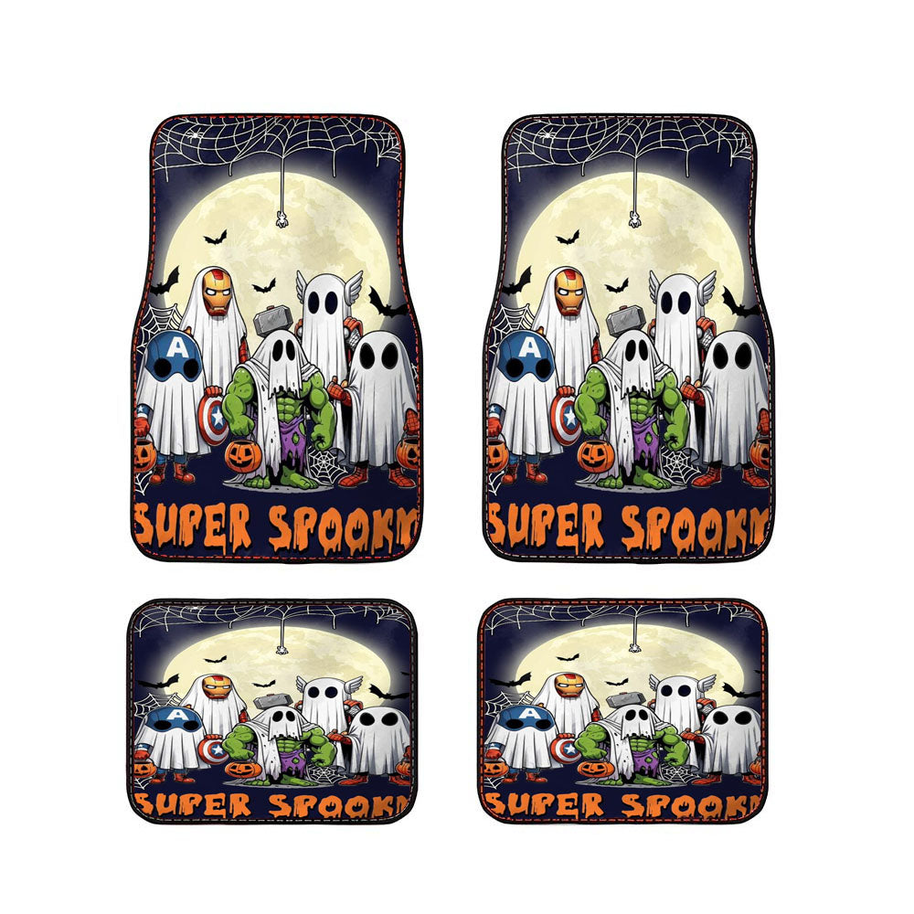 Avengers Cute Ghost Super Spooky Car Floor Mats Accessories