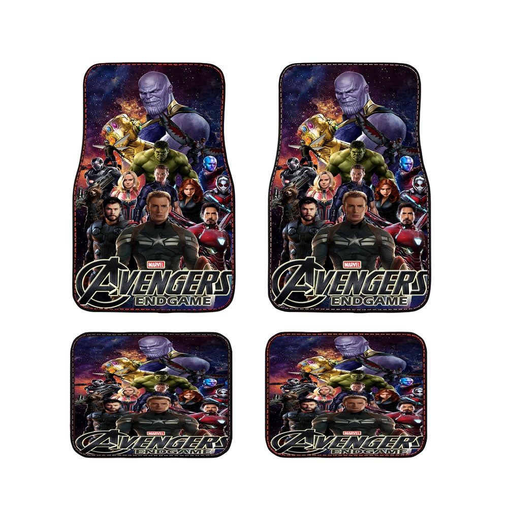 Avengers End Game Poster Marvel Car Floor Mats Accessories