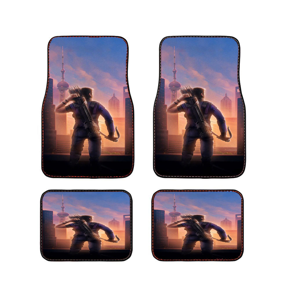 Avengers Endgame 2019 Hawkeye Car Floor Mats Accessories