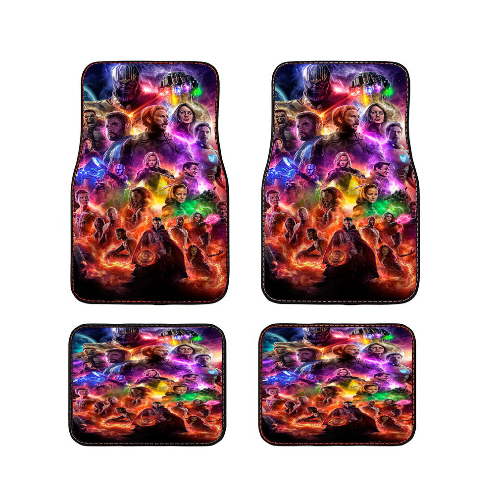 Avengers Endgame Art Car Floor Mats Accessories