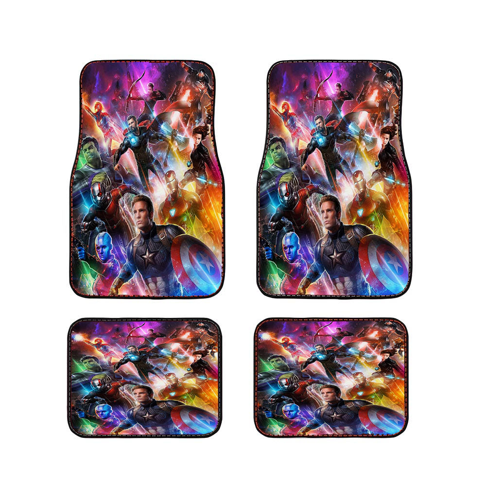 Avengers Endgame Artwork Car Floor Mats Accessories