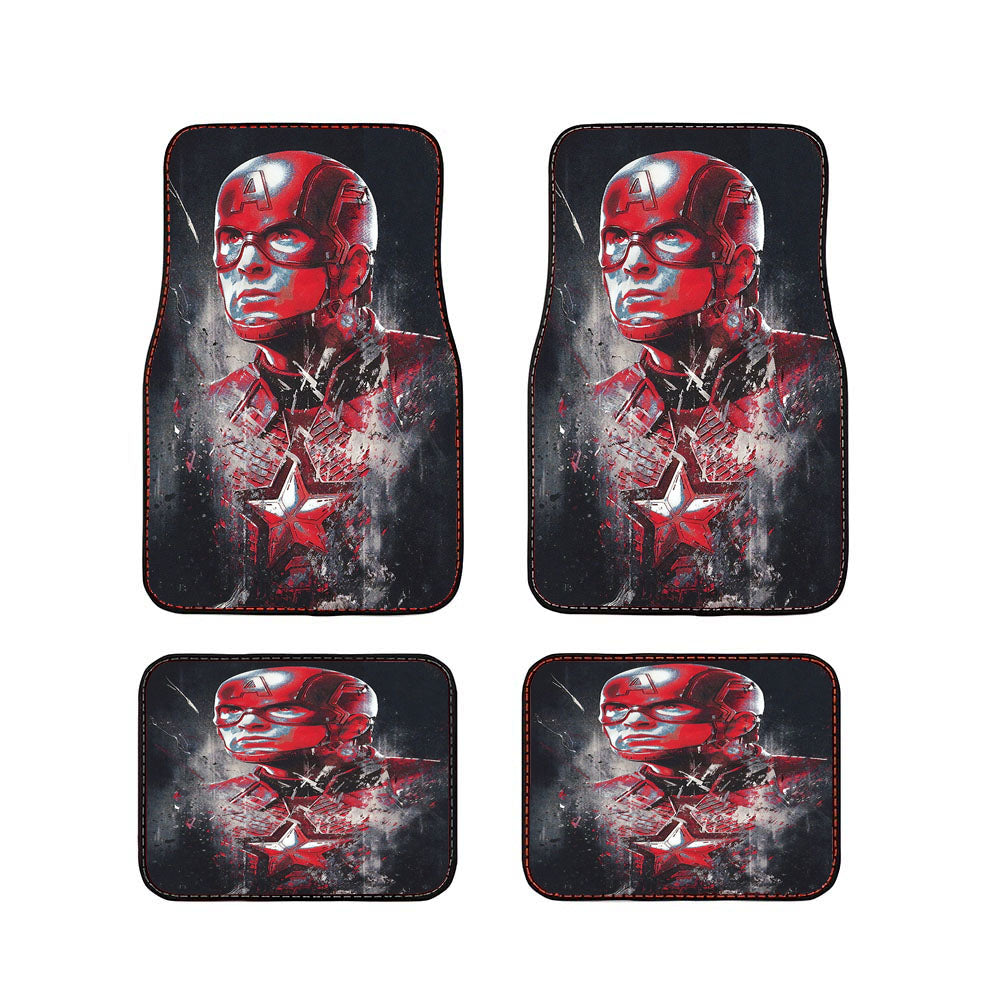 Avengers Endgame Captain America Car Floor Mats Accessories