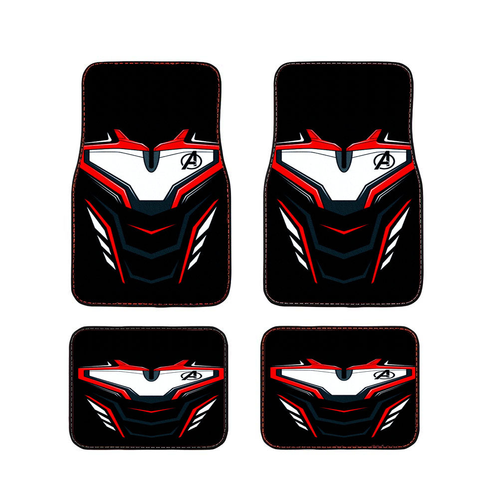 Avengers Endgame Costume Canvas Texture Car Floor Mats Accessories