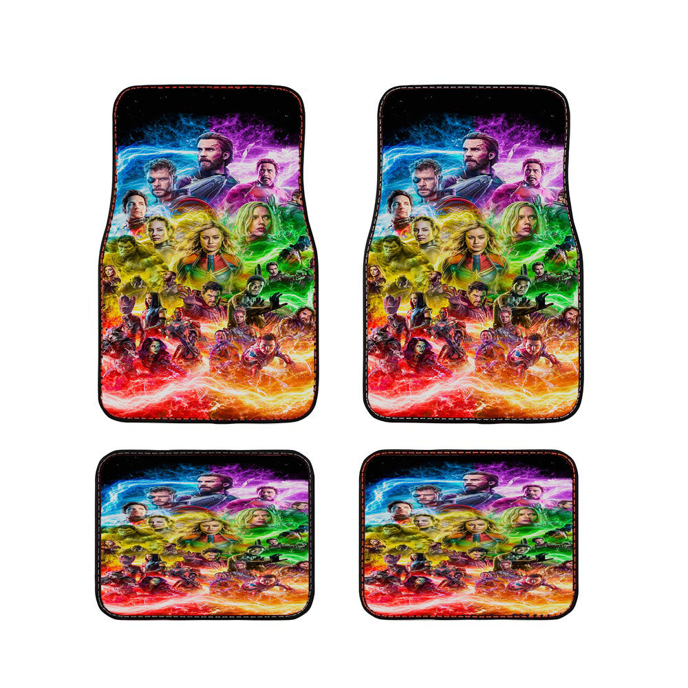 Avengers Endgame Multicolor Car Floor Mats Accessories