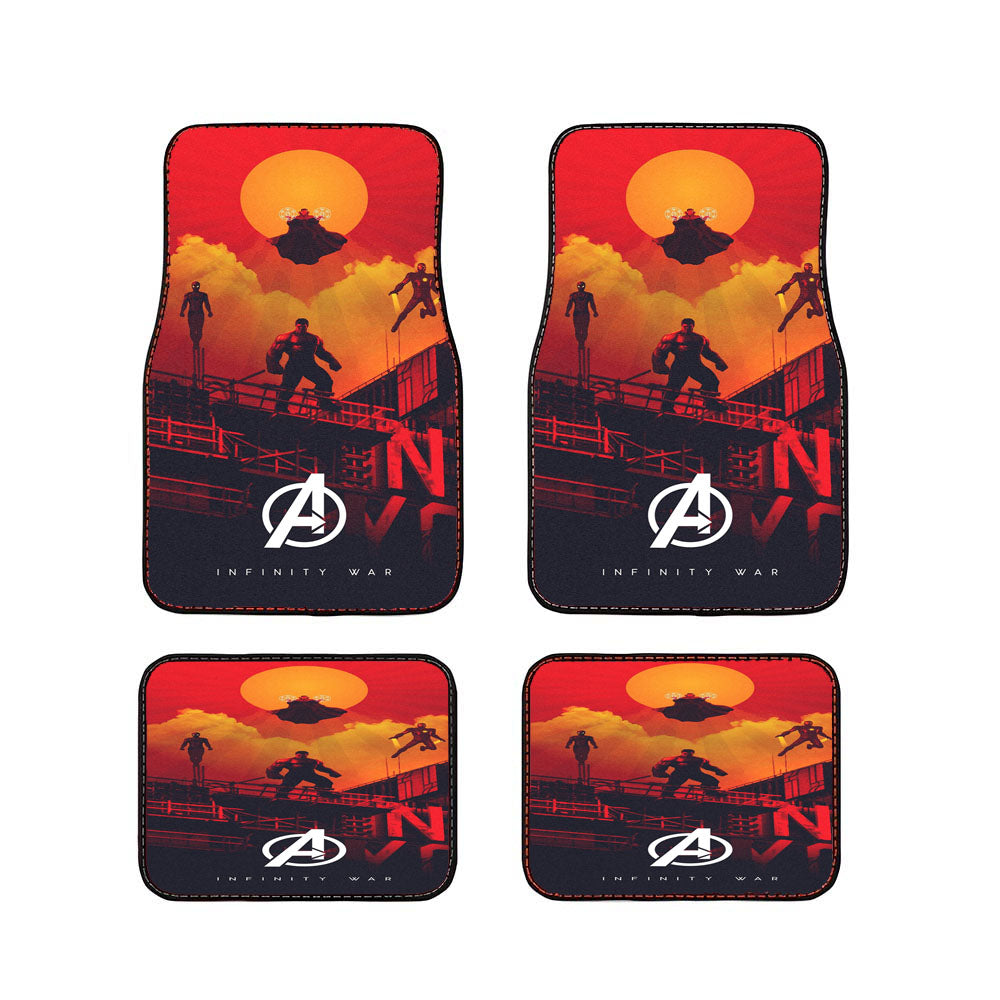 Avengers Infinity War 2018 Fan Made 3D Car Floor Mats Accessories