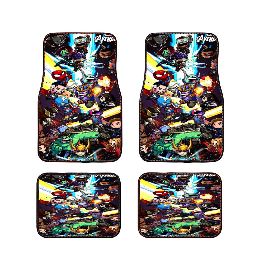 Avengers Infinity War Chibi Car Floor Mats Accessories