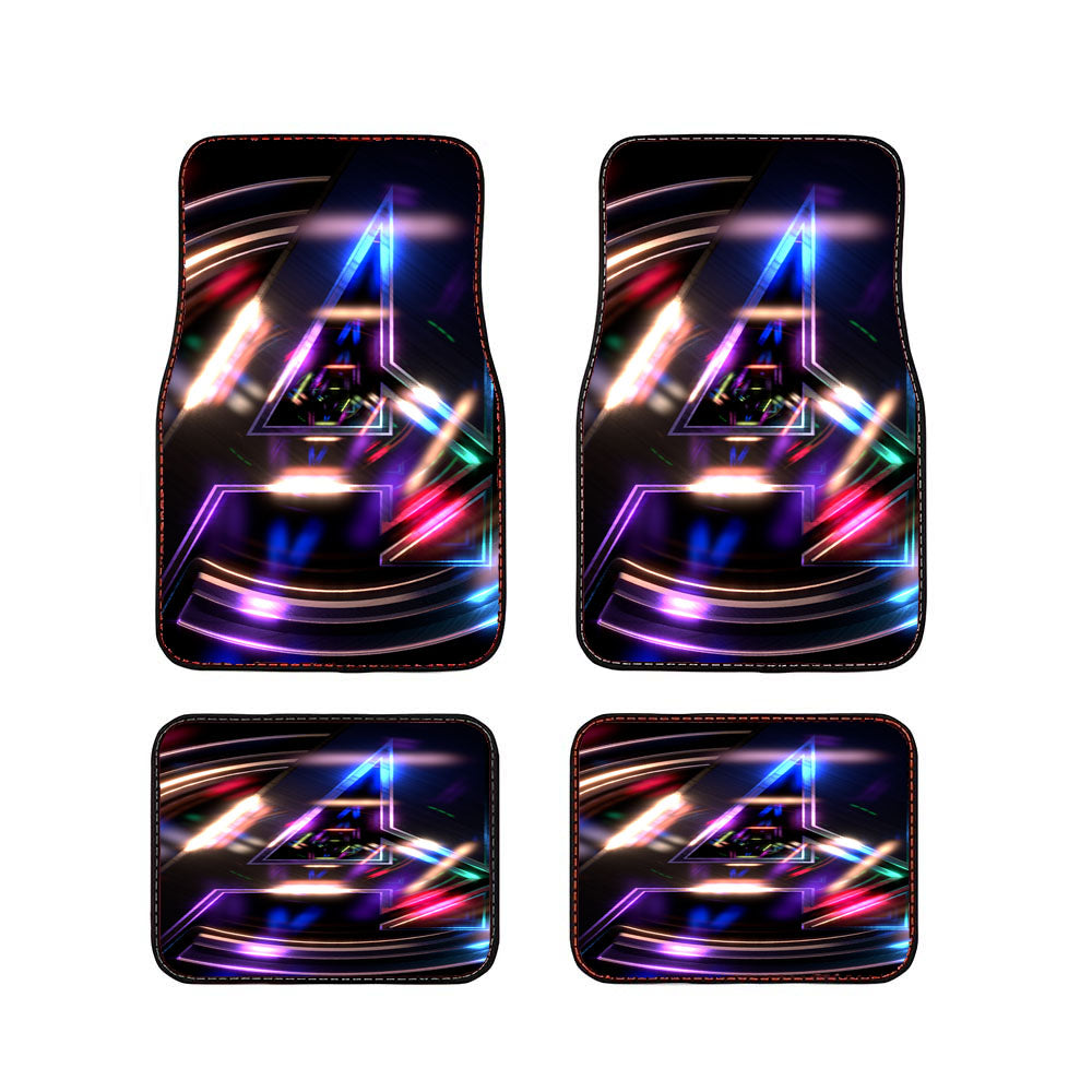Avengers Infinity War Hologram Art Logo Car Floor Mats Accessories