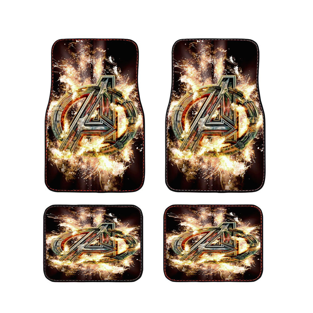 Avengers Infinity War In Fire Car Floor Mats Accessories
