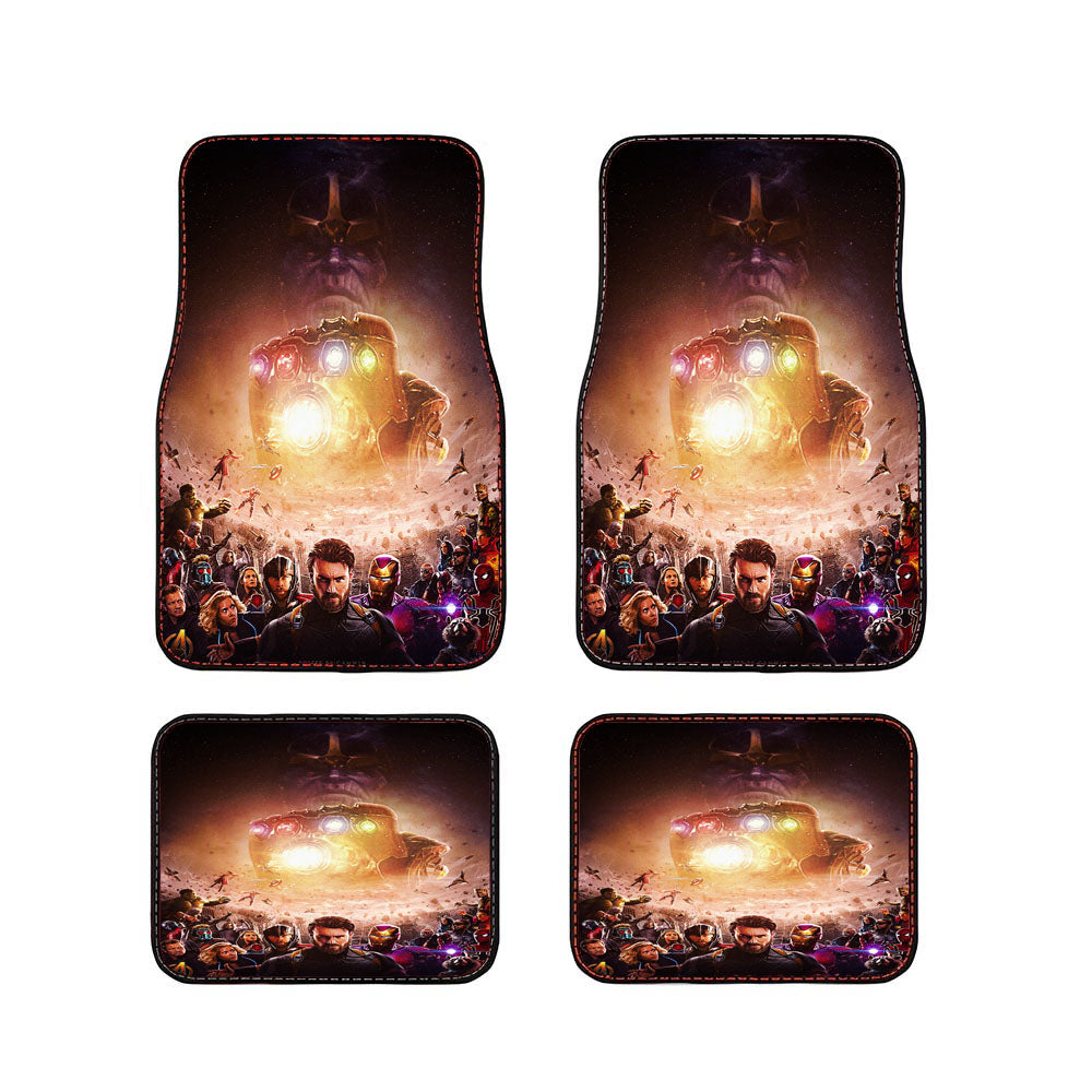 Avengers Infinity War Poster Car Floor Mats Accessories